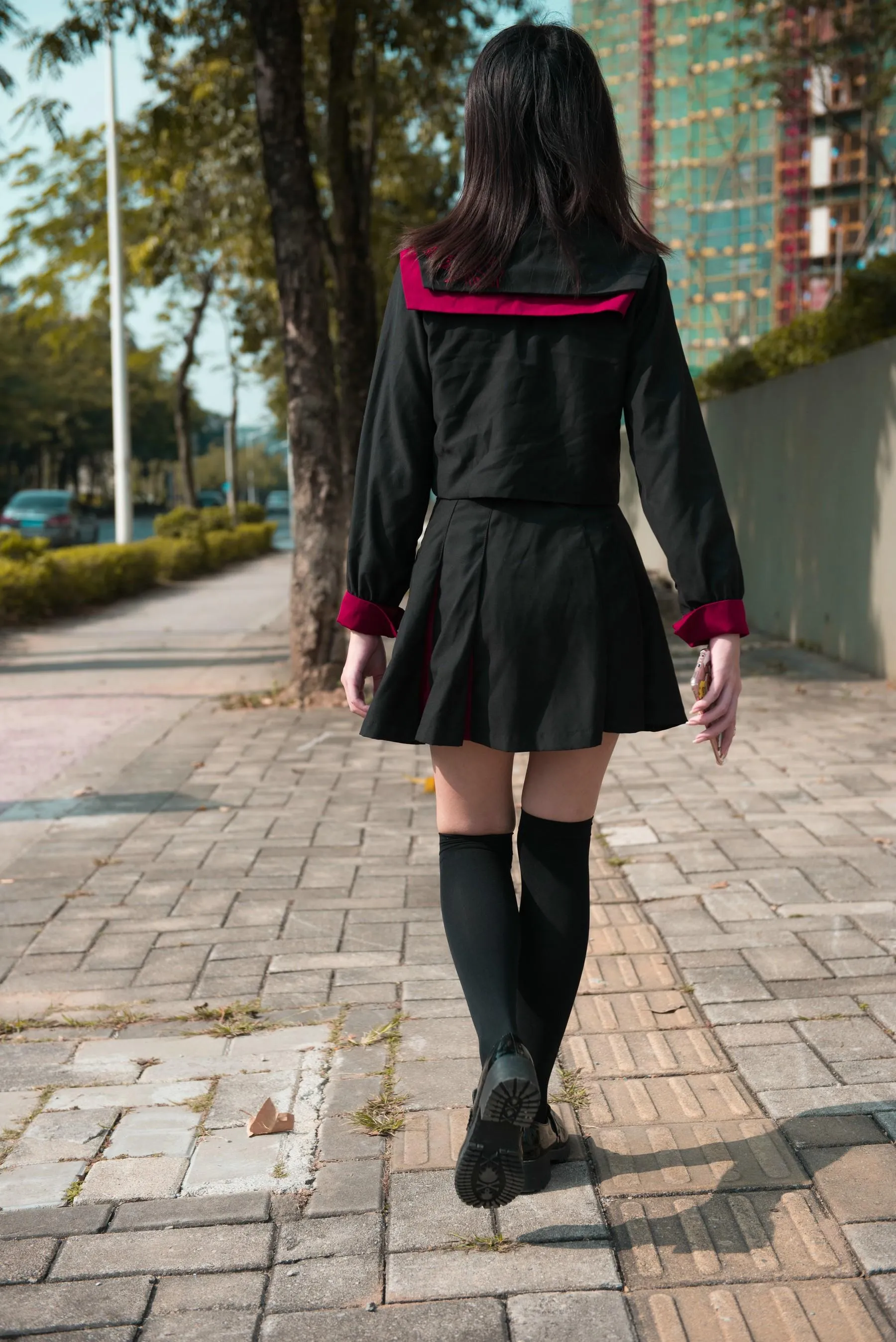 [魔镜街拍] NO.141 活力美术生JK美少女 [288P]插图9